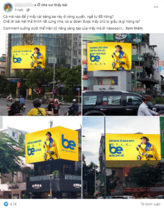 quảng cáo be